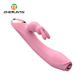 Estimulador clitoriano de sucção recarregável de alta qualidade à prova d&#39;água recarregável G Spot vibrador de coelho brinquedos sexuais para mulheres